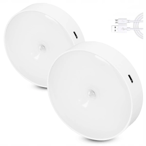 Lampka Nocna Bezprzewodowa Lampa LED Czujnik Ruchu Zmierzchu Akumulatorowa