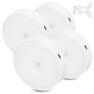 Lampka Nocna Bezprzewodowa Lampa LED Czujnik Ruchu Zmierzchu Akumulatorowa