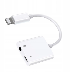 Adapter Przejściówka Mini Jack 3.5mm Kabel Do Lightning IPHONE 12 13 14 PRO