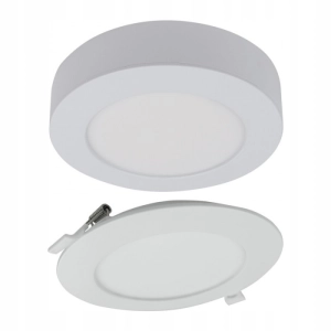 Panel LED 12W 1100lm 2w1 Lampa Natynkowa Podtynkowa Sufitowa Wpuszczana CCT