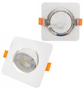 Oprawa Halogenowa Sufitowa Podtynkowa 3W/5W/7W Regulowana Barwa I Moc CCT