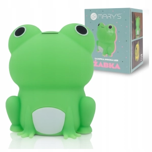 Lampka Nocna LED Dla Dzieci Akumulatorowa Zasypianie Silikonowa 3000K USB