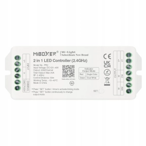 Sterownik Kontroler Do Taśma LED 2w1 Biały 12-24V MiLight PR2 Miboxer