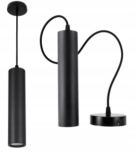 Lampa wisząca halogenowa LED sufitowa GU10 tuba