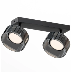 Oprawa Halogenowa 2X GX53 Lampa Sufitowa LED Ruchoma Kinkiet Spot Czarna