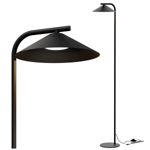 Lampa Podłogowa Stojąca LED 1X GX53 Lampka Do Czytania Włącznik Czarna