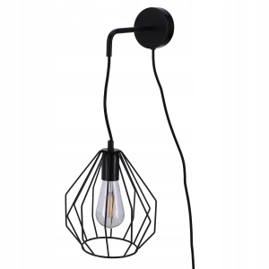 Lampa ścienna kinkiet na ścianę Loft Diament E27