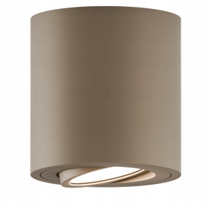 Oprawa Halogenowa LED GU10 TUBA Spot Lampa Sufitowa Natynk Beżowa Kaszmir