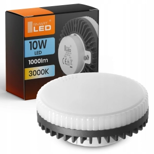 Żarówka LED GX53 10W 1000lm 3000K Ciepła Halogenowa Mocna Energooszczędna