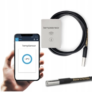 Czujnik Temperatury WiFi Zdalne Monitorowanie Sonda 1m Tempsensor