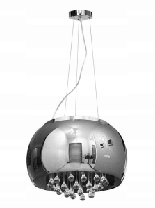 Lampa Sufitowa LED Krople Modern Żyrandol 6Xg9