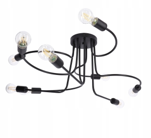 Lampa Sufitowa Wisząca Loft Żyrandol Retro