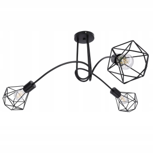 Lampa Sufitowa Wisząca Diament Loft Żyrandol Retro