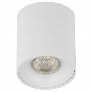 Oprawa halogenowa natynkowa tuba LED biała GU10