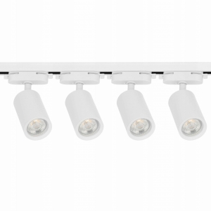 Zestaw szynoprzewód 2x1 metr + 4x oprawa halogenowa GU10 szyna SPOT TUBA