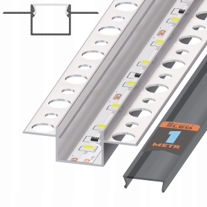 Profil LED Wpuszczany Wpust Do Płyt Karton Gips 1M