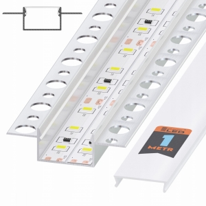 Profil LED Wpuszczany Wpust Do Płyt Karton Gips 1M