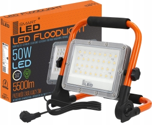 Halogen LED Naświetlacz Przenośny 3M 50W Premium