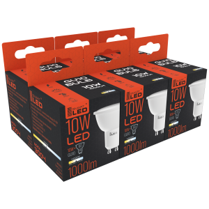 6X Żarówka LED GU10 10W Neutralna Biała - 4500K