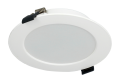 Okrągła oprawa LED downlight biała, wpuszczana, oświetlenie sufitowe, panel LED.