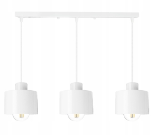 Lampa sufitowa wisząca żyrandol plafon LED loft WH