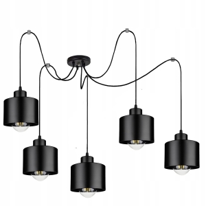 Lampa sufitowa wisząca loft żyrandol pająk plafon