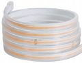Wodoodporna taśma LED COB 230V 10W 4000K, IP67 – idealna do oświetlenia zewnętrznego i wnętrz. Jasność 1100lm/m, cięcie co 1m, neutralna barwa światła. Energooszczędna i trwała.