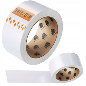 Taśma pakowa klejąca 48/100y taśma bezbarwna MOCNA do pakowania 91m