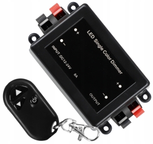 Ściemniacz LED sterownik mono kontroler pilot RF 8A 96W kontroler