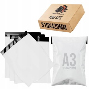 Foliopaki foliopak kurierskie A3 310x420 mm 100 szt koperty foliowe
