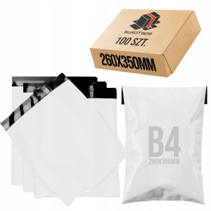 Foliopaki foliopak kurierskie B4 260x350 mm 100szt koperty foliowe