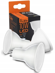 Żarówka GU10 LED 2835 SMD 10W CCD Neutralna Biała energooszczędna nie mruga