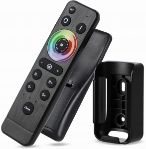 Sterownik LED Kontroler Pilot RGB RGBW 4 Strefy 12-24V do Taśm 6A na kanał