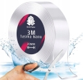 Transparentna taśma nano SolidTape 3M, 30 mm szerokości. Wodoodporna, mocna taśma dwustronna do montażu, dekoracji i napraw.