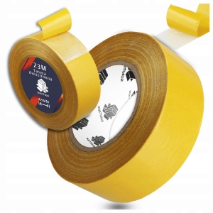 Taśma Dwustronna Mocna Zbrojona Tkaninowa 48mm 23M Przeźroczysta Wytrzymała