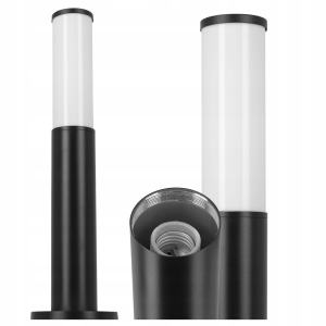Lampa LED Ogrodowa Zewnętrzna Stojąca Słupek na Żarówke E27 230V IP54 65cm