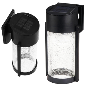 Lampa Solarna LED Kinkiet Elewacyjny Ścienny Czujnik Zmierzchu Zewnętrzny