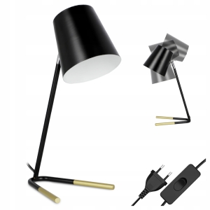 Lampka Na Biurko LED Do Czytania E27 Stojąca Regulowana Nocna Z Włącznik