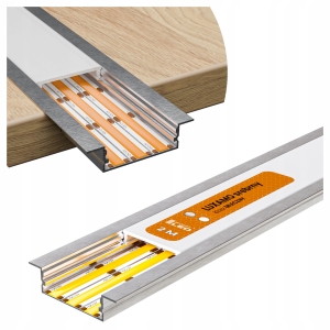 Profil LED Aluminiowy Do Taśma Szeroki Wpuszczany Anodowany na 3 Taśmy 2M