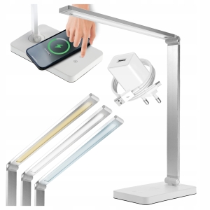 Lampka Na Biurko Biurkowa LED Szkolna Dotyk Kreślarska Regulowana Indukcja