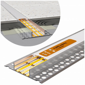 Profil LED Aluminiowy Do Płyt GK Gipsowych Wpuszczany Regips 2m Srebrny