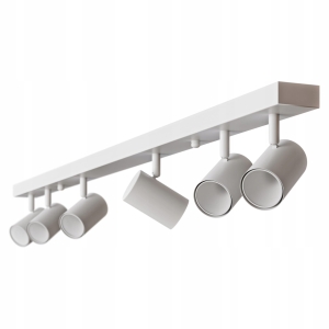 Oprawa Halogenowa 6X GU10 Lampa Sufitowa Natynkowa Ruchoma SPOT Kinkiet