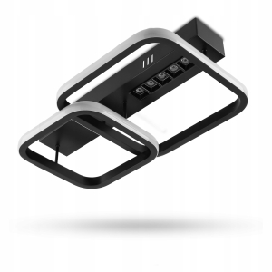 Lampa Sufitowa LED Plafon Natynkowy 3 Barwy Żyrandol Do Salonu Kuchnia 48W