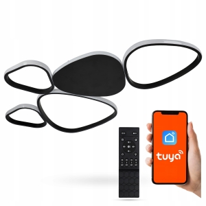 Lampa Sufitowa LED Plafon Natynkowy TUYA Aplikacja Na Telefon + Pilot 136W