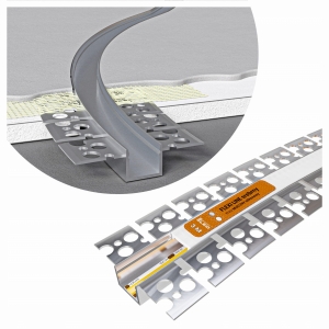 Profil LED Aluminiowy Do Płyt Gipsowych GK FLEXI Elastyczny Regips 3 metry