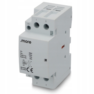 Stycznik Modułowy 2P 63A 2NO Cewka 230V 1-Fazowy AC na Szynę DIN