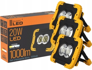 Halogen LED naświetlacz budowlany akumulatorowy