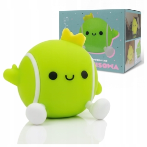 Lampka Nocna LED Dla Dzieci Akumulatorowa Zasypianie Silikonowa 4000K Tenis