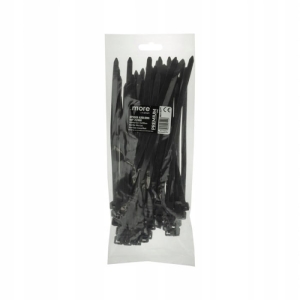 Opaski Zaciskowe Kablowe Trytki Ziperki 7,6 mm x 200 Odporne na UV Trytytki