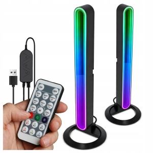 Lampka Na Biurko LED RGB Gamingowa Słupki Light Bar Kolumny Ambient Pilot